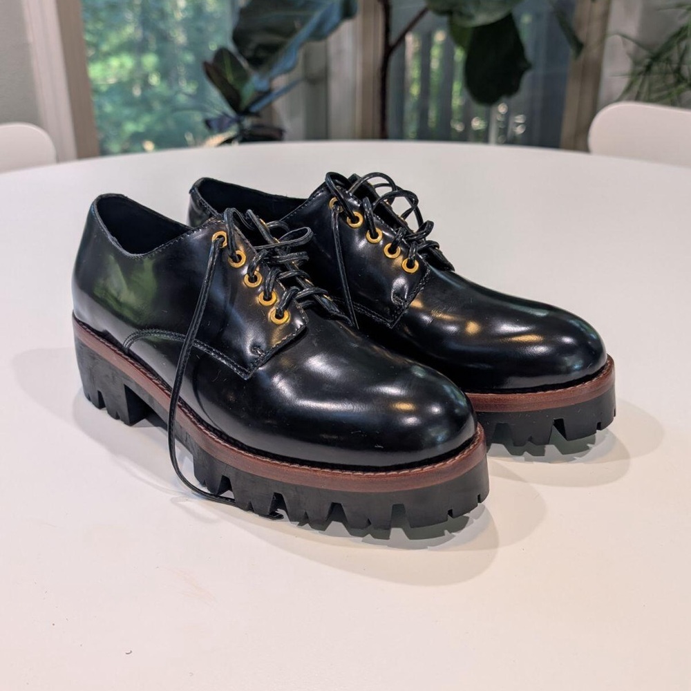 Jeffrey Campbell Trevor Platform Oxford Shoes size 8.5 Like New